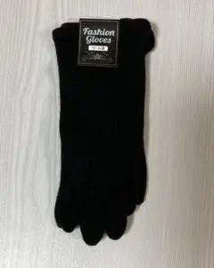 Fashion Gloves ウール混 手袋 ブラック