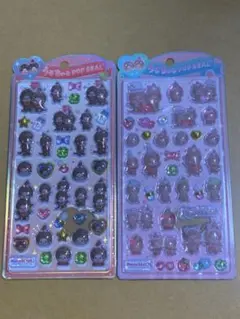 モンチッチ うるちゅるポップシール popseal 1　2枚セット　新品未使用