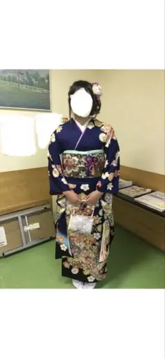 振袖フルセット　高身長　小物・草履付き