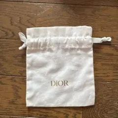 Dior 小型 ホワイト ポーチ