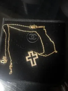 DAMIANI クロスネックレス ゴールド ベルエポック XS