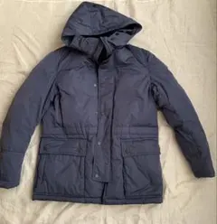 セオリー濃紺フード付き ダウンジャケット36