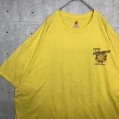 1322 US古着　hanes ヘインズ　Tシャツ　イエロー　3XL