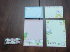 San-X　まめゴマ　ミニメモ帳　ダイカットミニ消しゴム　平成レトロ　レア　希少