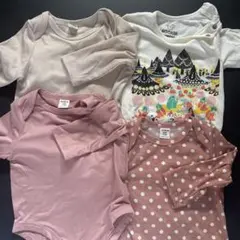 ベビー肌着　ボディスーツ４枚セット