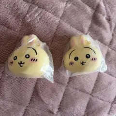 ちいかわ　うさぎ　おかおのスクィーズ　キーホルダー