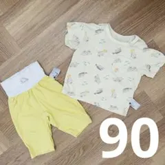 GU ベビー 腹巻つき 半袖パジャマ★夏用アザラシ柄 90サイズ 男の子 女の子のサムネイル