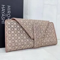ヒロコハヤシ 長財布 LA SCALA スカラ バレリーナ ピンクベージュ
