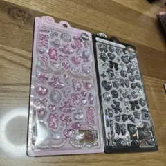 正規品ボンボンドロップシール オリジナル ガーリー ぶらっくボンボン ２枚セット