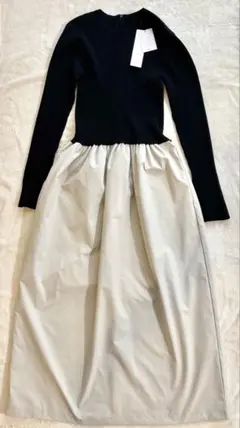 【タグ付き新品未使用】エレンディーク　RIB COMBI DRESS