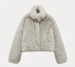 ZARA 　ファー ショート コート