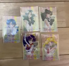 美少女戦士セーラームーン 明治 コラボ　クリアカード 5種セット