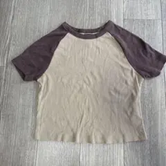 GAP ラグラン リブ Tシャツ 半袖