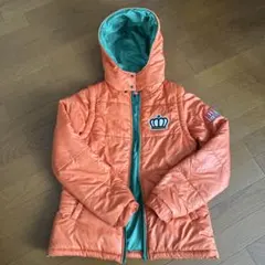 BABY DOLL オレンジ フード付き中綿コート