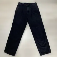 90s DOCKERS ドッカーズ ワンタックブラックデニムパンツ W33L31のサムネイル