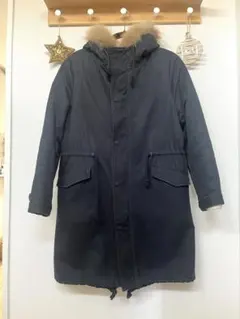 ユナイテッドアローズ モッズコート ネイビー サイズ36 ロング丈