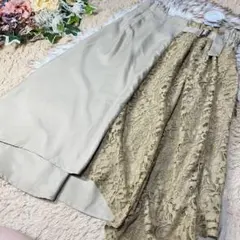 Cherish Closet ロングフレアスカート　大きいサイズ3L未使用タグ付