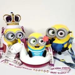 USJ ミニオン ボブ＆キングボブ＆ボブ夏仕様　 ポップコーンバケット3個セット