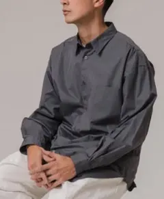 ＜H＞BALLOON SLEEVE REGULAR COLLAR SHIRTのサムネイル
