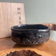 共箱入】黒楽茶碗 茶道具 抹茶碗 伝統工芸 【加賀】 - メルカリ