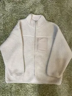 ボアジャケット/アイボリー/LL