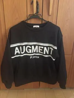 ピンクラテ トレーナー M 黒