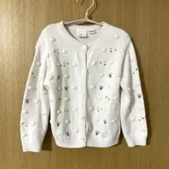 ZARA カーディガン　花