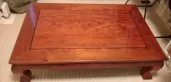 カリモク家具 座卓 120cm 木製 和風ローテーブル 大型 直接引取歓迎
