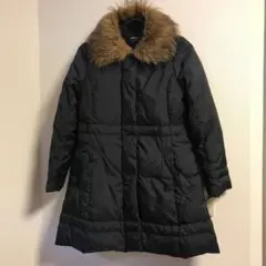 ダウンコート　ネイビー　140 女の子