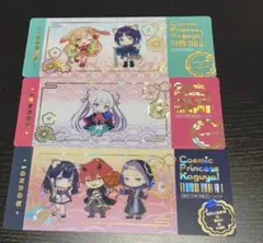 超かぐや姫！ ラウンドワン 箔押しチケット風クリアカード セット