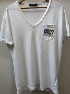 L 美品 ディースクエアード 半袖Tシャツ 胸ポケット