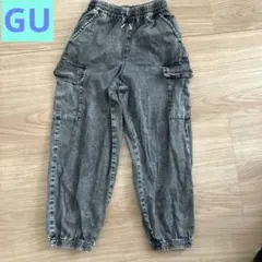 GU カーゴパンツ、デニム　Sサイズ