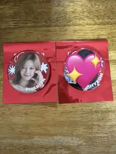 BABYMONSTERパリタ 缶バッジ LOVE MONSTERS