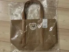 新品未開封　フェイラー　オールドテディワッペントートバッグ　ベージュ　L 小