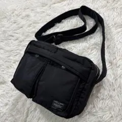 ポーター PORTER タンカー ショルダーバッグ 2層 ブラック