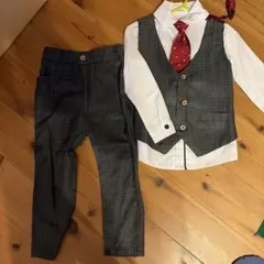 フォーマル　男の子 100サイズ　ミキハウスネクタイ付