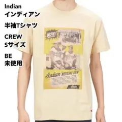 Indian インディアン 半袖Tシャツ CREW Sサイズ BE 未使用のサムネイル