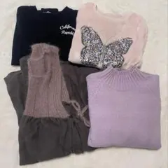 子ども服　女の子服　130cm 140cm まとめ売り　セット