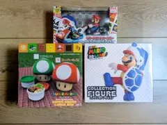 スーパーマリオ　マリオカートリモコンカーとフィギアと ランチボックスのセット
