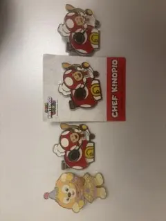 【ティンク様専用】シェフキノピオ アクリルキーホルダー 4個セットのサムネイル