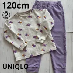 ユニクロ　パジャマ　エアリズム　120cm キッズ　UNIQLO ②