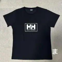 HELLY HANSEN ヘリーハンセン　黒半袖ピチTシャツ　レディース