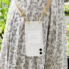 ハンドメイド ショルダー付きスマホケース iPhone Android 全機種