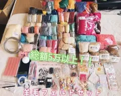 羊毛フェルト 大量セット まとめ売り 週末限定セール価格！ 猫