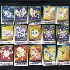 初代 ポケットモンスター カード バンプレスト 17枚セット - メルカリ