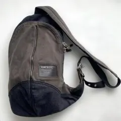 DIESEL ディーゼル ボディバッグ　ショルダーバッグ　ブラウン系　メンズ