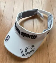 le coq sportif ルコックスポルティフゴルフ　サンバイザー　白