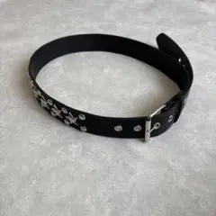 希少 美品 トーガビリリース ダブルバックル コンチョ ベルト レザー