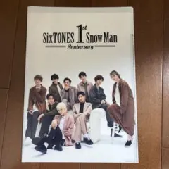 SixTONES SnowMan 1st Anniversary クリアファイル