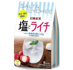 [수분/소금 보충용 ✨] 닛토 홍차 소금과 리치 파우더 20병